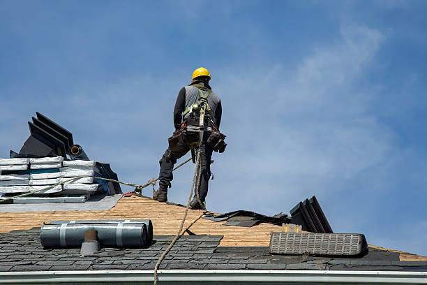 Professional Roofing technician working in Lyndell, PA